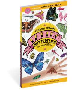 Fluttery, Friendly Tattoo Butterflies Book