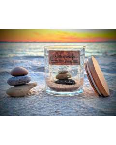 Lake Life Stone Cairn Gel Candle - 8 oz.