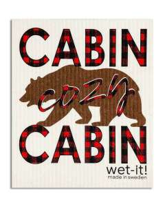 Cabin Cozy Cabin Swedish Dish Cloth
