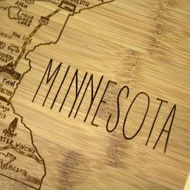 A Slice Of Life Minnesota Cutting Board