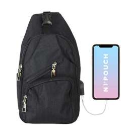 Black Anti Theft Day Pack