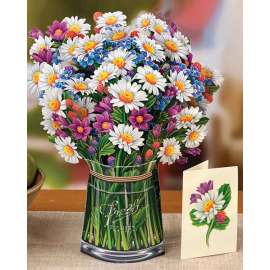 Field Of Daisies Pop-Up Card