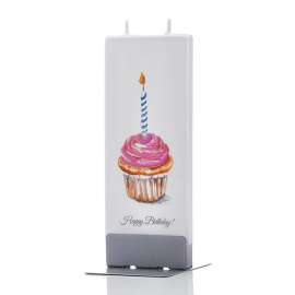 Happy Birthday Cupcake Flatyz Candle