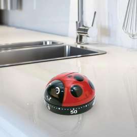 Red Ladybugs Kitchen Timer