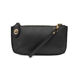 Black Mini Crossbody Wristlet