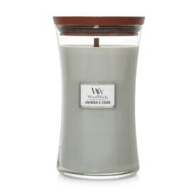 Lavender & Cedar WoodWick Candle - 130-Hour Burn Time