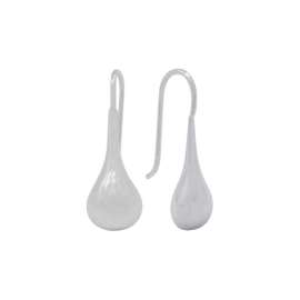 Sterling Silver Pear Earrings