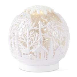 Church/Winter Scene LED Globe