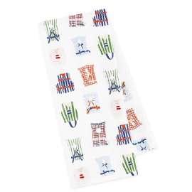 Vintage Life Jackets Dish Towel