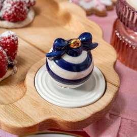 Deck The Halls Blue Ornament Mini by Nora Fleming