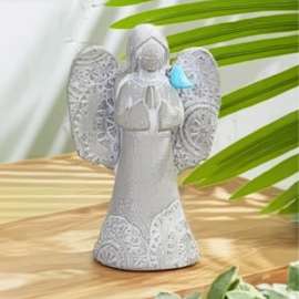8 in. Concrete Garden Angel
