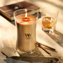 Golden Bourbon Large WoodWick Candle
