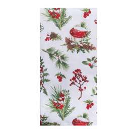 Winter Greenery Dual Purpose Terry Towel