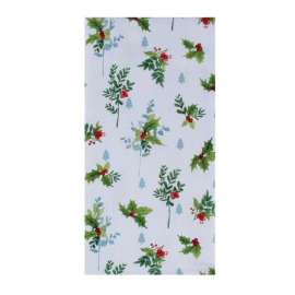 Christmas Morning Holly Dual Purpose Terry Towel