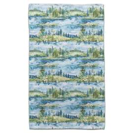 Lake/Mountain Scene Microfiber Towel