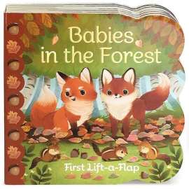 Babies In Forest Lift A Flap Board book