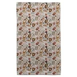 Woodland Animals Microfiber Towel