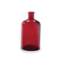 Sm Red Bottleneck Vase