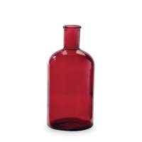 Md Red Bottleneck Vase