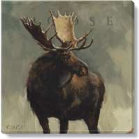 Moose Print - 5 x 5 in.