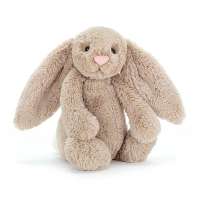 Bashful Beige Bunny Md Stuffed Animal