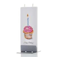 Happy Birthday Cupcake Flatyz Candle