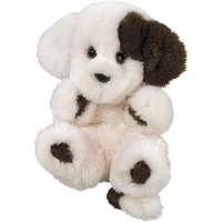 Cream & Brown Dog Handful Stuffed Animal