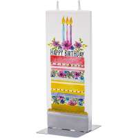 Happy Birthday Layered Cake Flatyz Candle