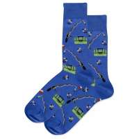 Men's Blue Fishing Socks