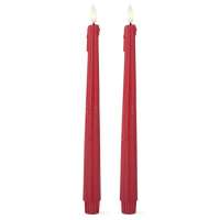 11.5 in. Red Light-up Drip Candles - Set of 2