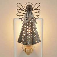 Galvanized Angel Nightlight