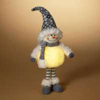 Standing Plush Snowman Light-up