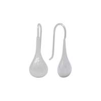 Sterling Silver Pear Earrings
