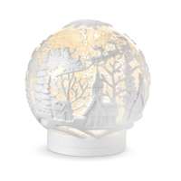 Town Scene Light-up Water Globe