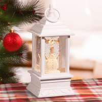 Whimsical Snowman Light-up Lantern