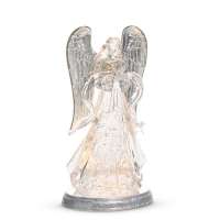 Swirling Glitter Water Angel Light-up