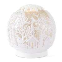 Church/Winter Scene LED Globe