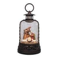 Holy Family Glitter Lantern