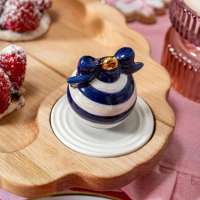 Deck The Halls Blue Ornament Mini by Nora Fleming