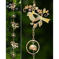 Triple Birds w/Bells Wind Chime