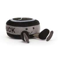 Stuffed Ice Hockey Puck by JellyCat | The Woods Gifts