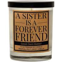 A Sister Is A Forever Friend Tropical Fruit Candle
