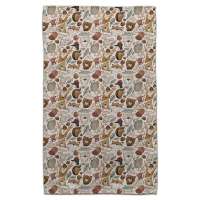 Woodland Animals Microfiber Towel