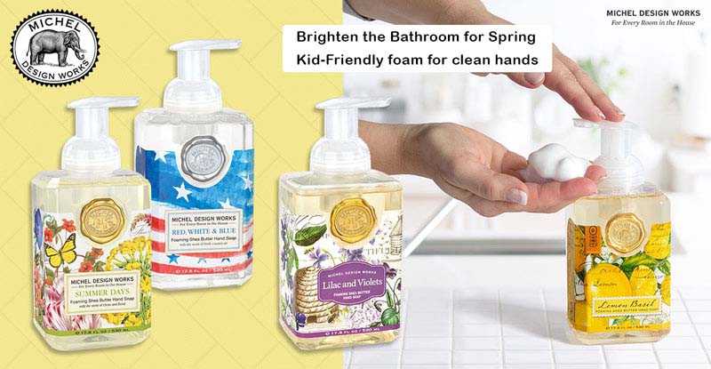 Foaming Hand Soaps by Michel Design Works