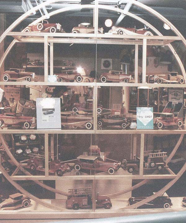 Three-Dimensional Wooden Cars And Carvings