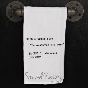 Funny Towel by Second Nature